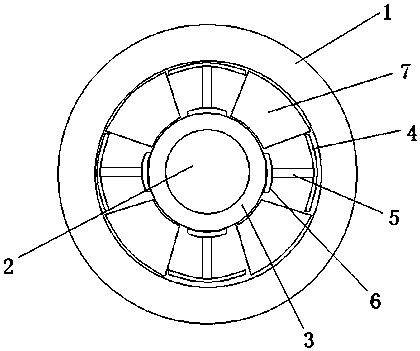 An insulation and heat dissipation device for high and low voltage coils