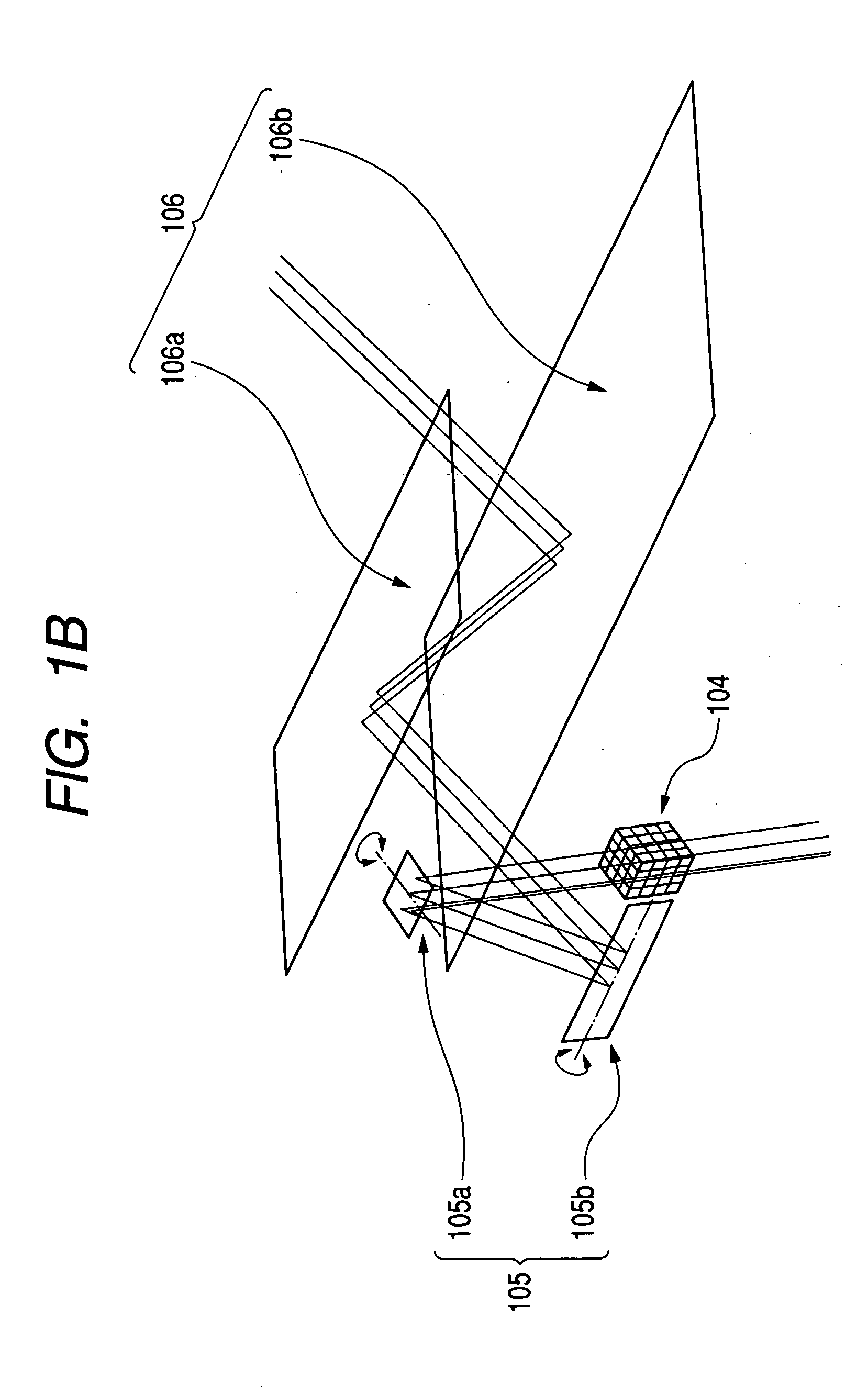 Two-dimensional scanning apparatus and scanning type image displaying apparatus using the same