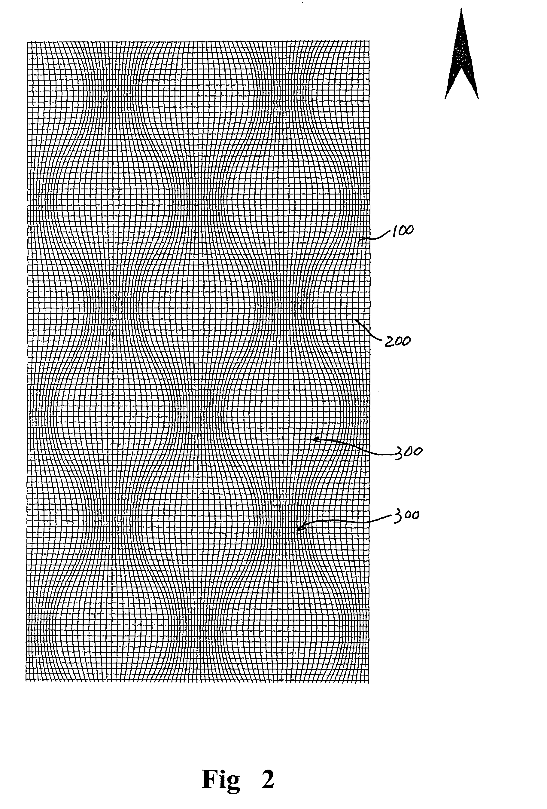 Method for weaving curved warp yarns and a woven fabric