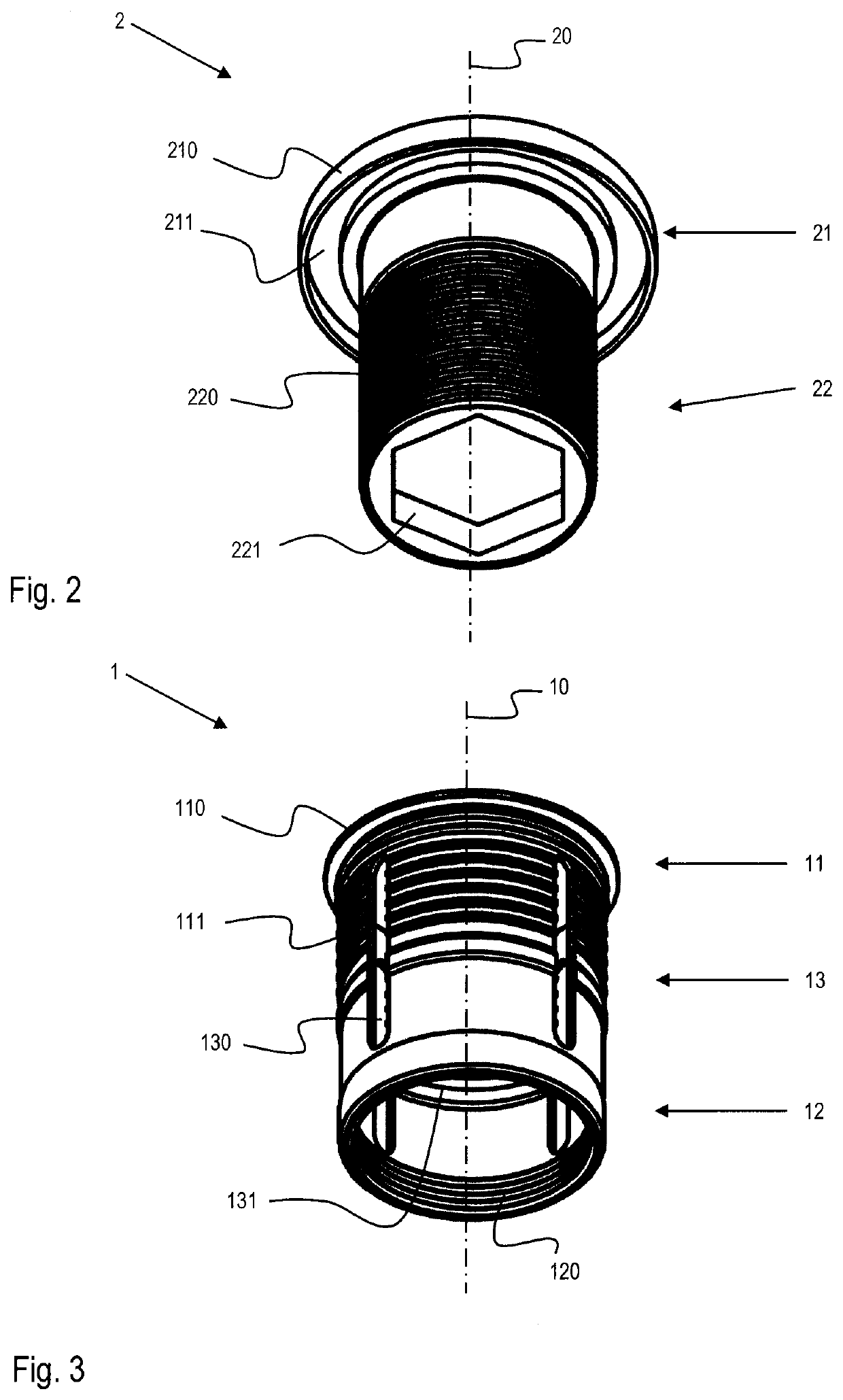Installation apparatus consisting of a wall plug and a holder which can be screwed therein for installing flush-mounted devices
