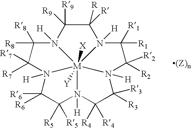 Bioconjugates of metal complexes of nitrogen-containing macrocyclic ligands