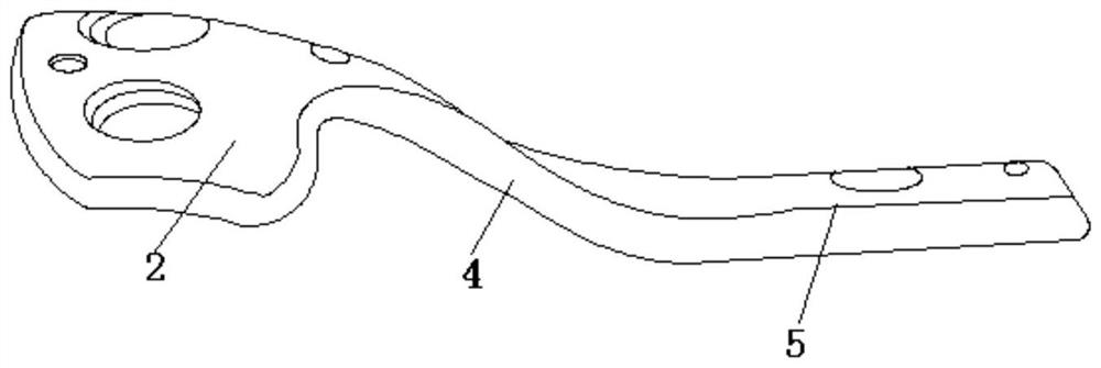 Bone fracture plate for tibia posterior medial plateau