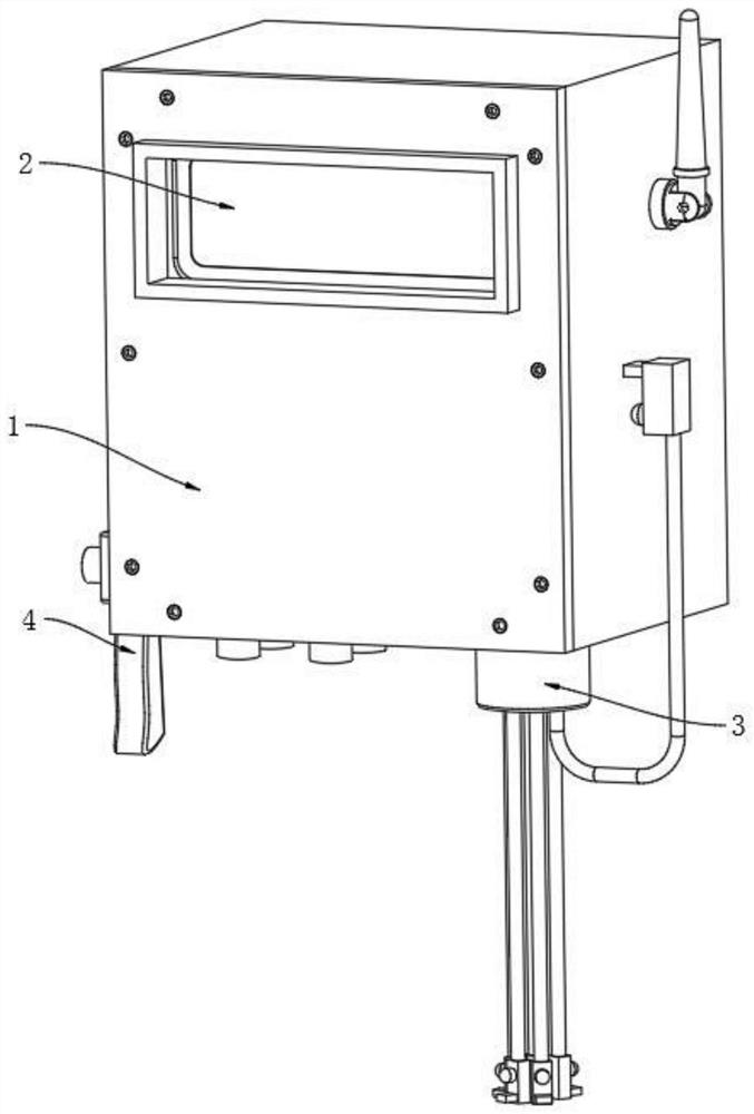 High-applicability electricity testing self-detection warning device based on electrical equipment