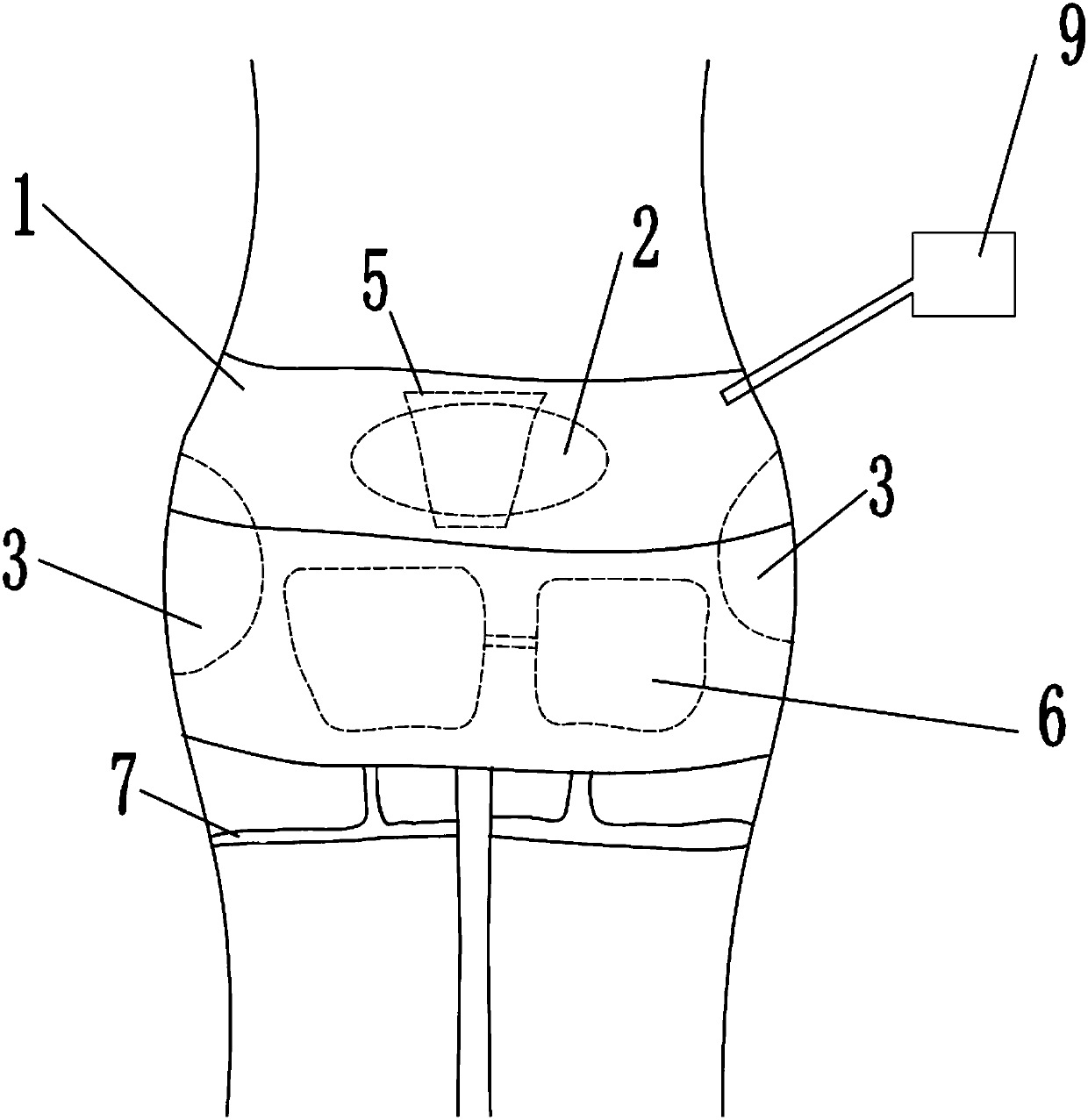 Buttock shrinking device