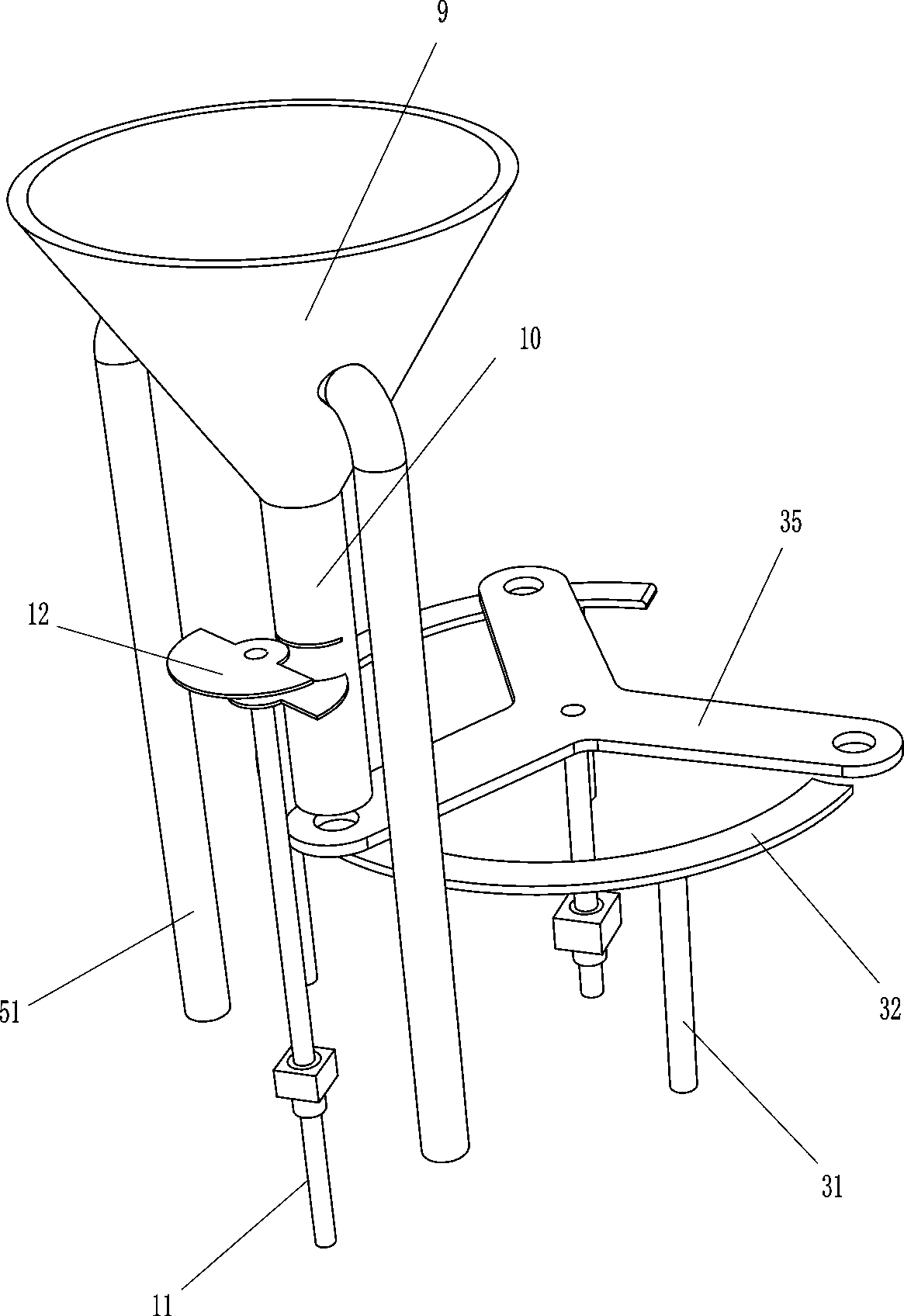 Auxiliary apricot kernel shell breaking equipment