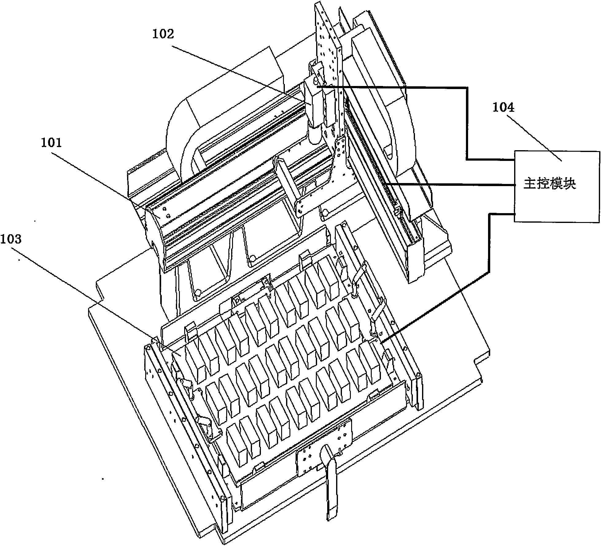 Electronic component automatic testing device