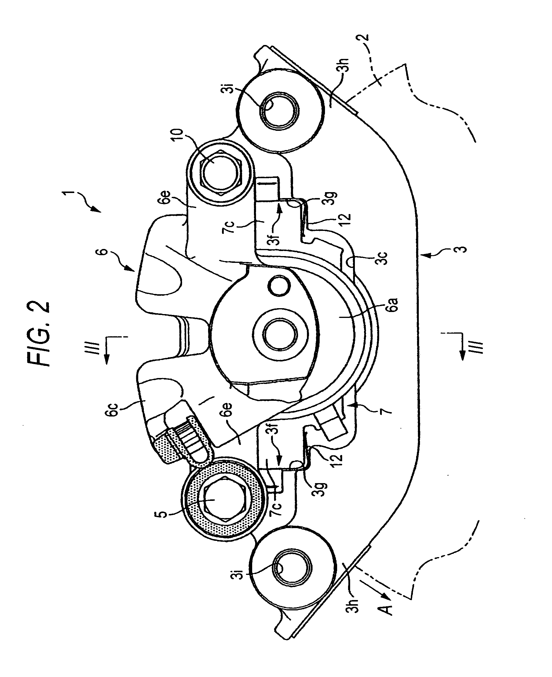 Disc brake for a vehicle