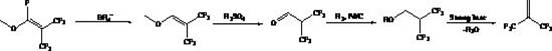 Method for continuously preparing 3,3,3-trifluoro-2-(trifluoromethyl)-1-propene in gas phase