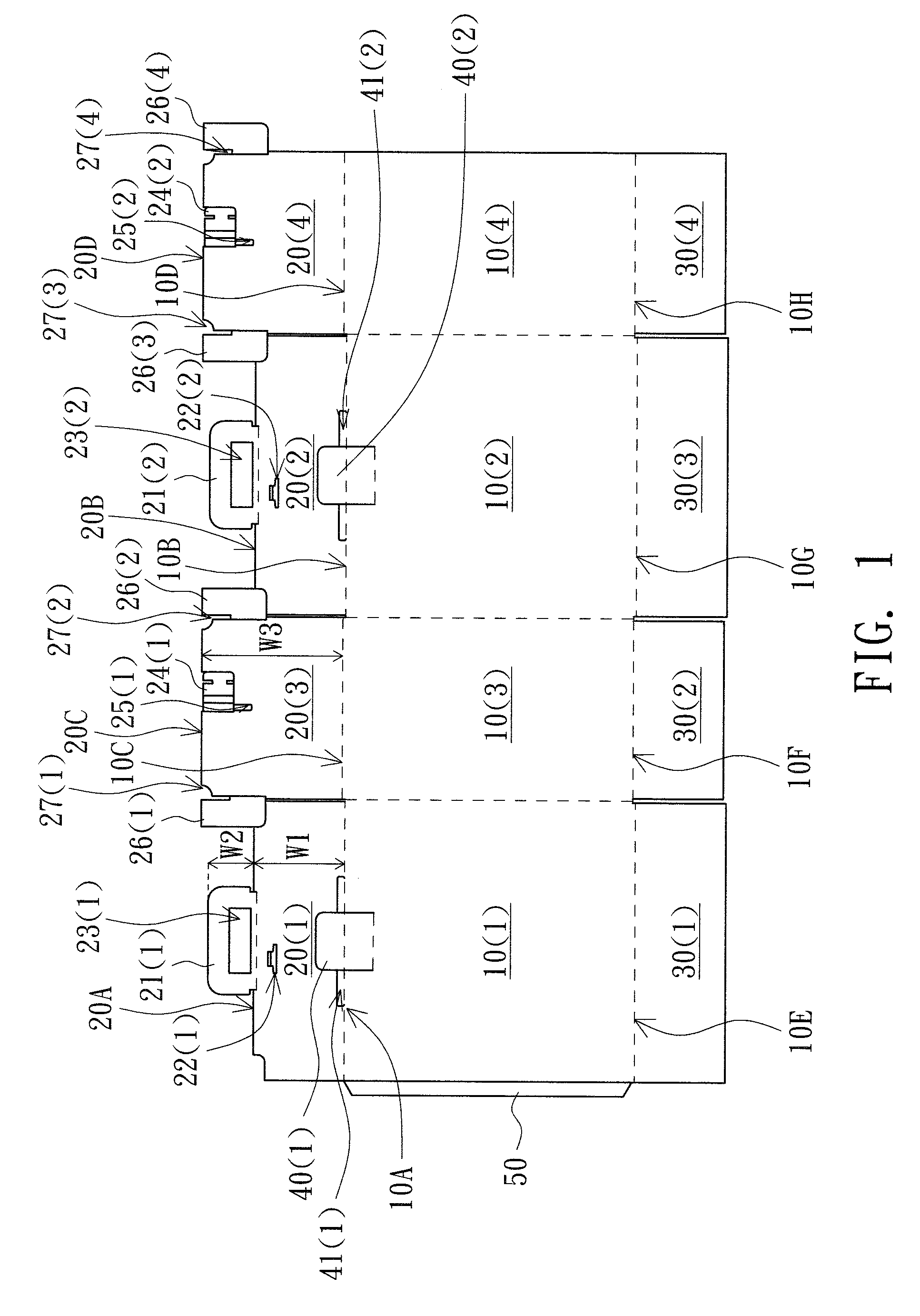 Packing box and fabricating board thereof