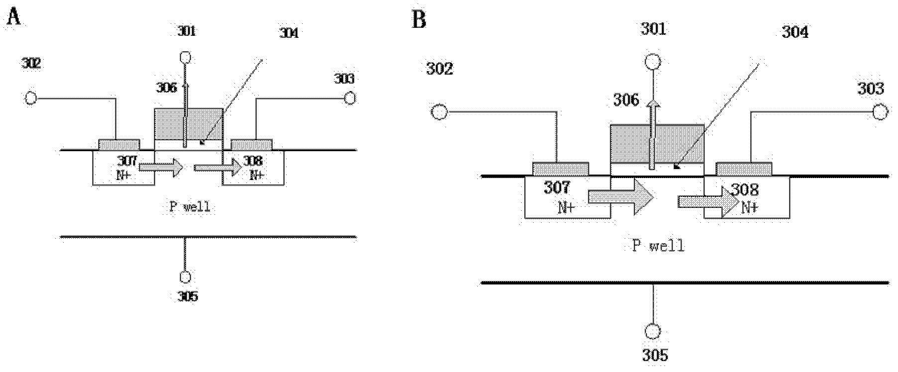 2T dynamic memory unit and array structure based on resistance variation gate dielectric and method for operating same
