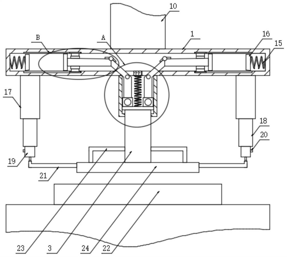 Cake pressing device for special-shaped brush production