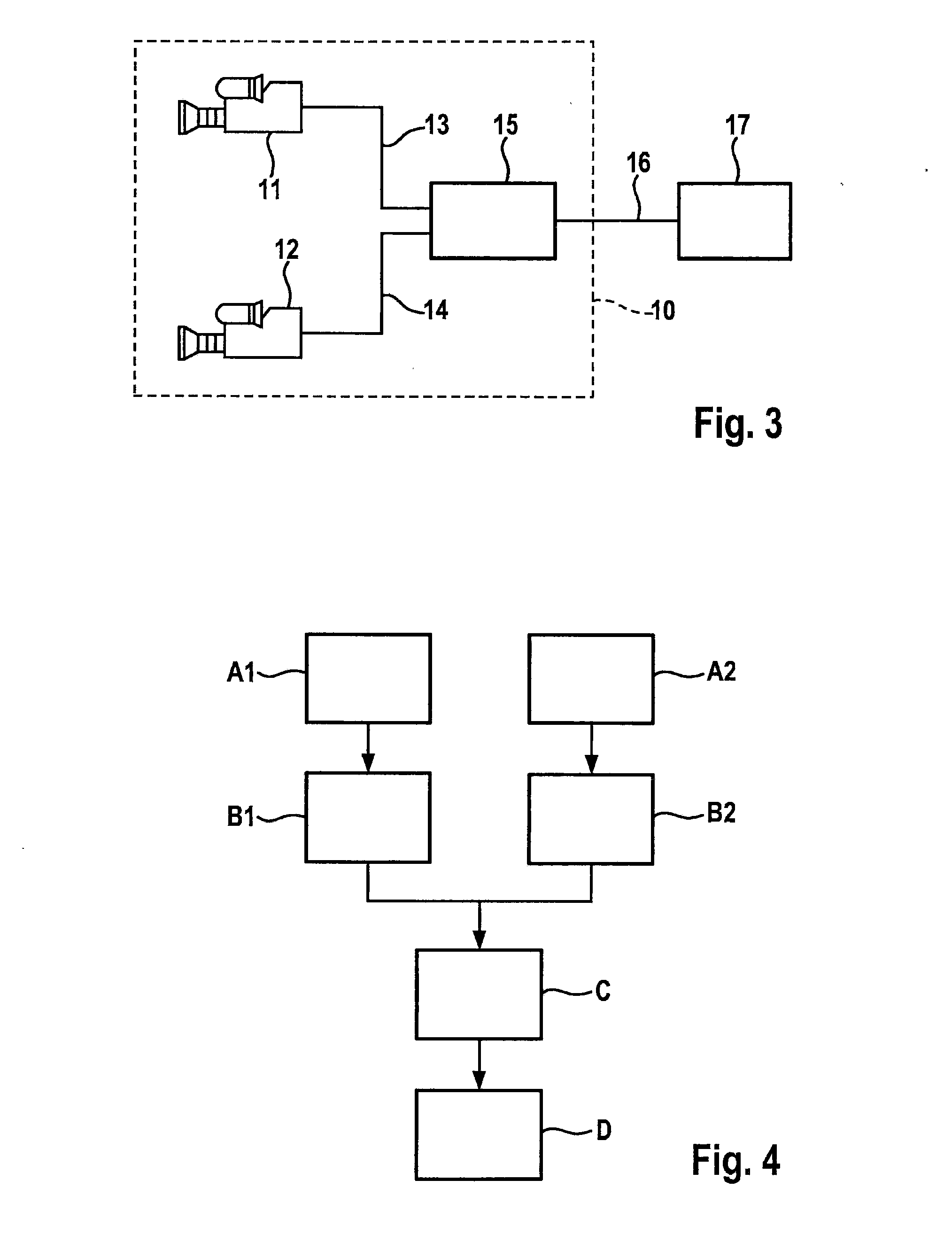 Image processing method for determining depth information from at least two input images recorded with the aid of a stereo camera system