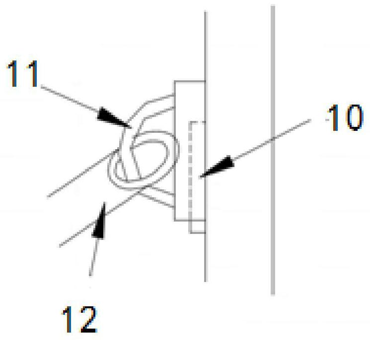 Existing building wall single-face reinforcing system and construction method