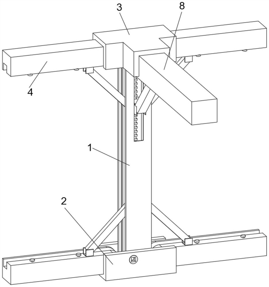 Fabricated building wall beam stable connection structure