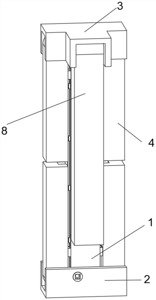 Fabricated building wall beam stable connection structure