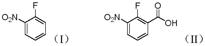 Preparation method of 2-fluoro-3-nitrobenzoic acid