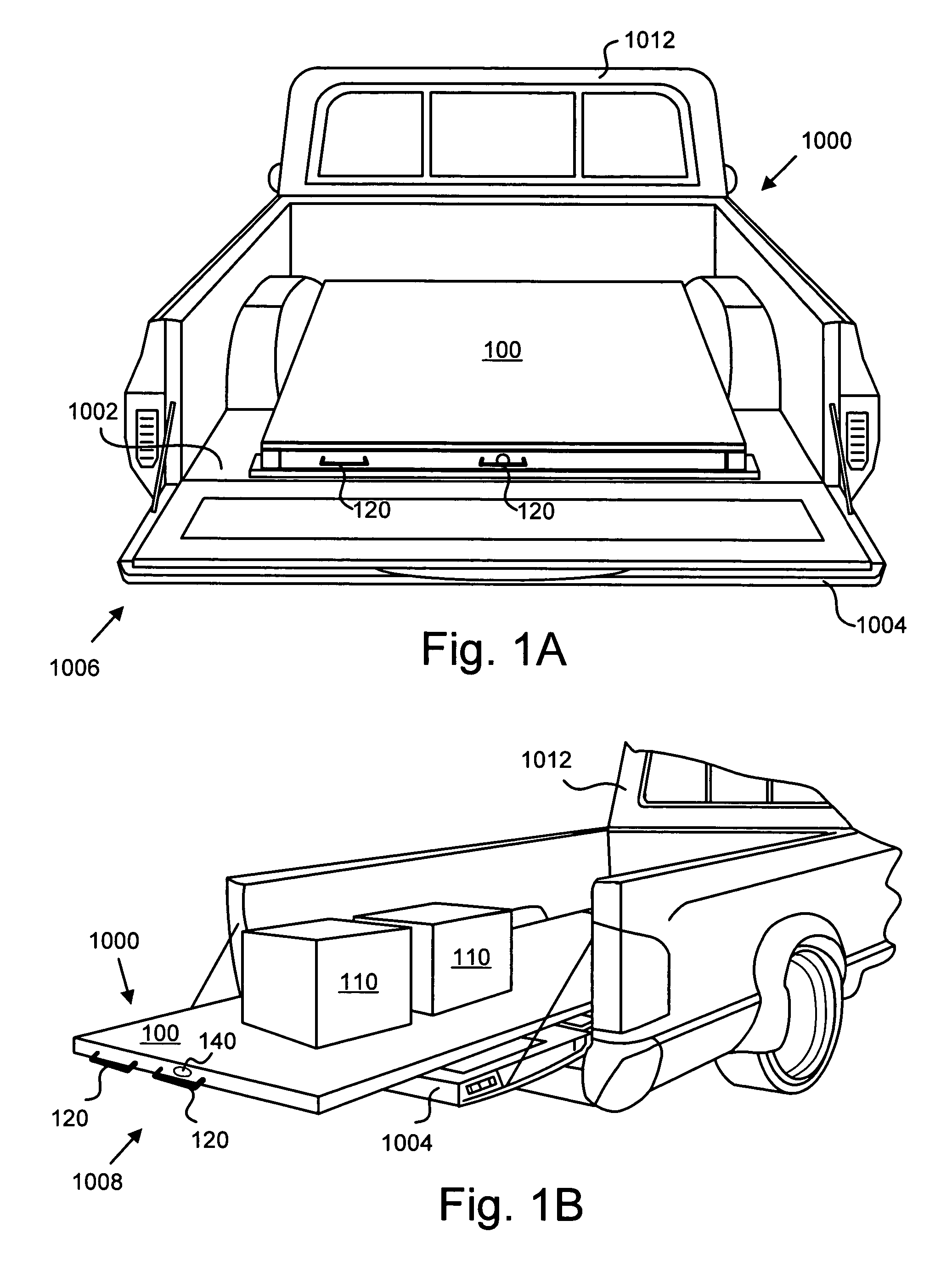 Roll-out cargo bed with cable tension release mechanism