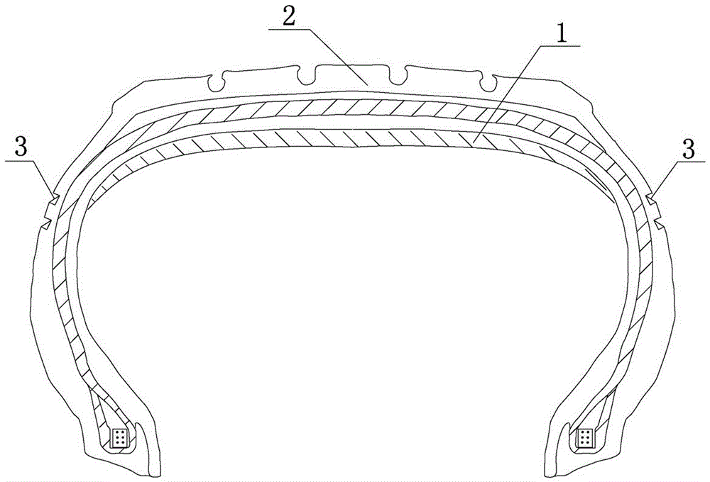 Production process of a puncture-resistant tire