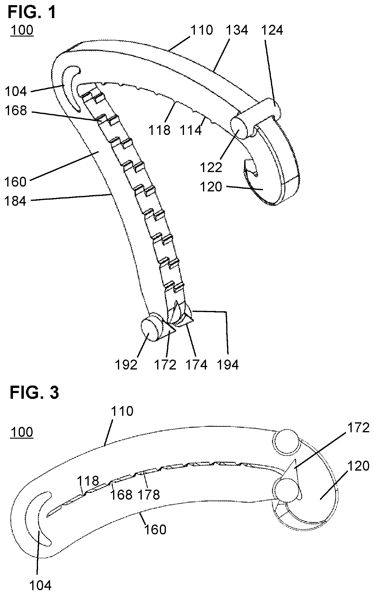 Ligation clips with anti-migration features
