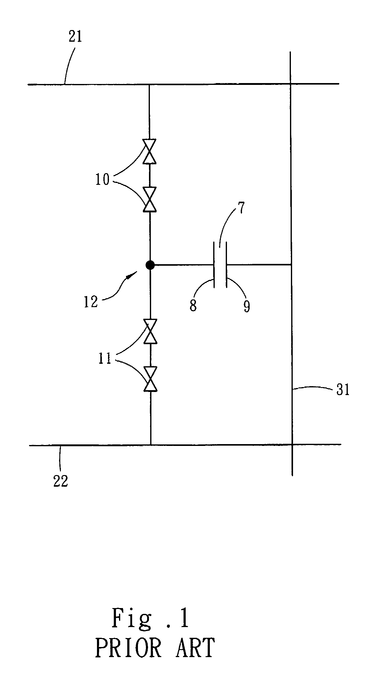 Structure and driving method for active photoelectric element