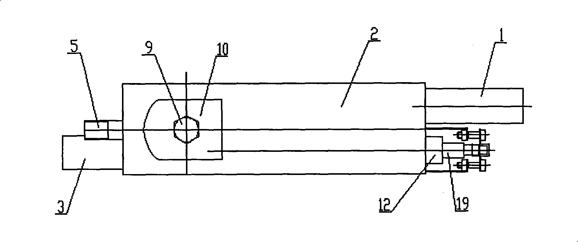 Methanol cracking gas device for automobile and control method thereof