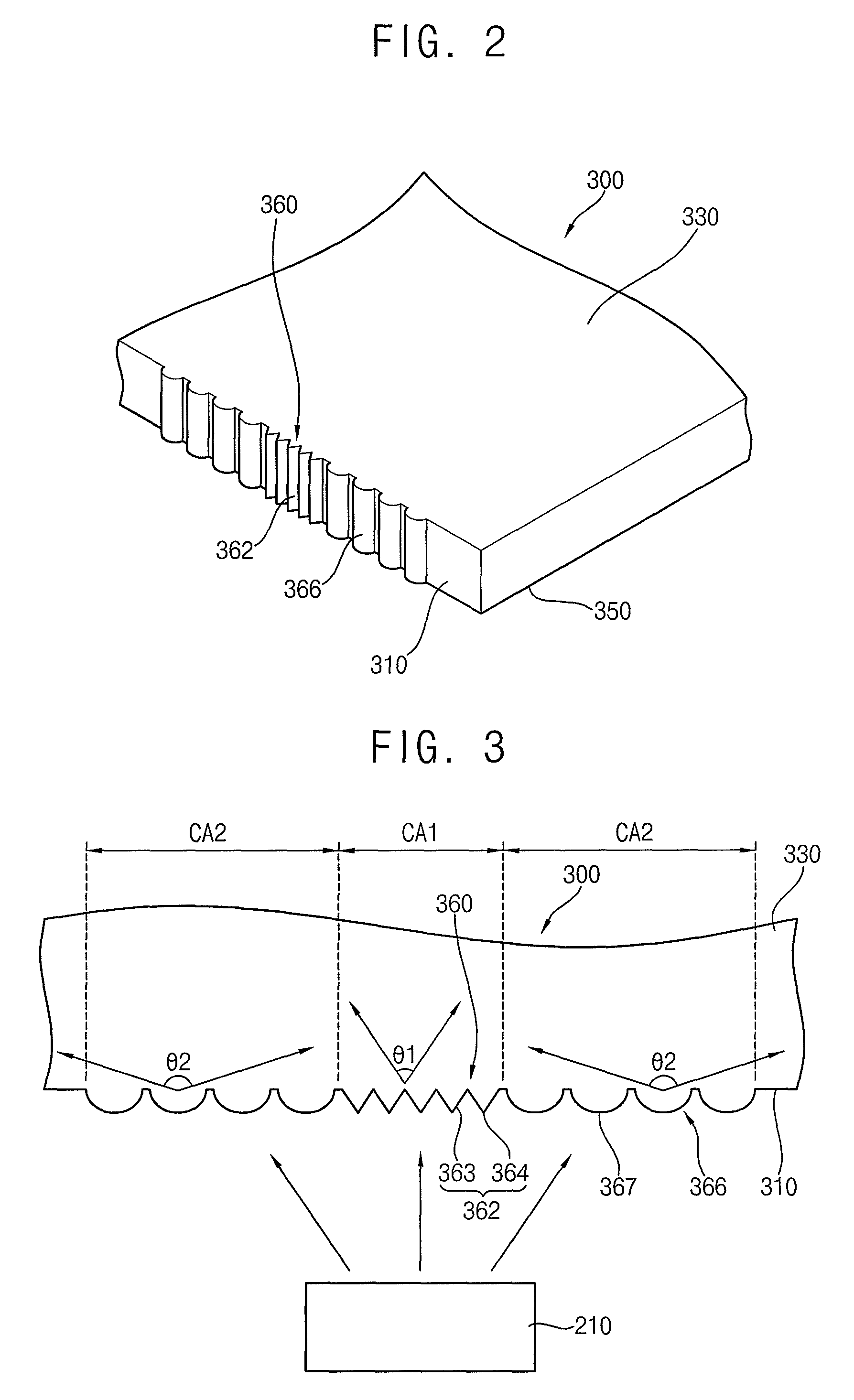 Display apparatus and backlight assembly having a light guide plate comprising first and second light control patterns