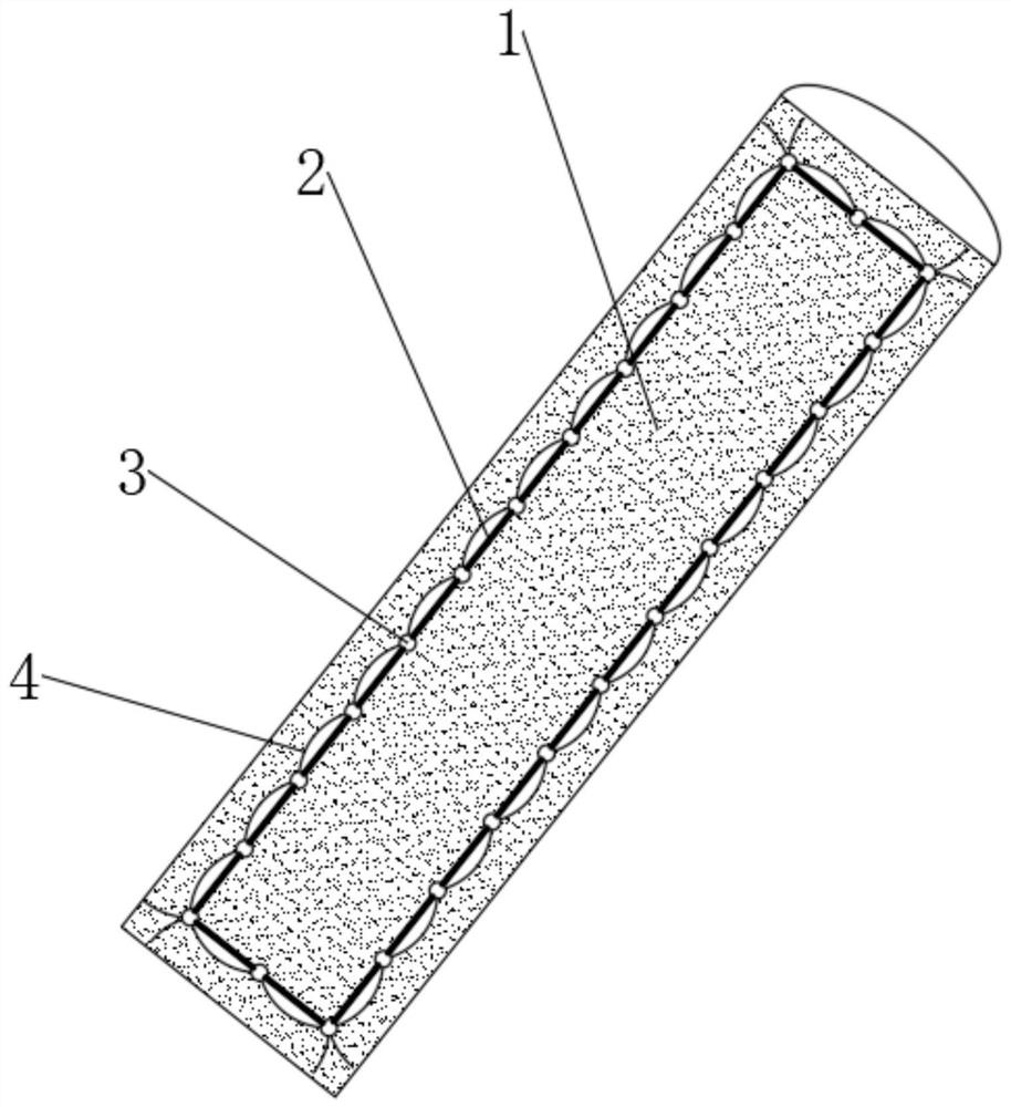 A kind of preparation technology of self-caulking anti-seepage curtain type concrete precast pile
