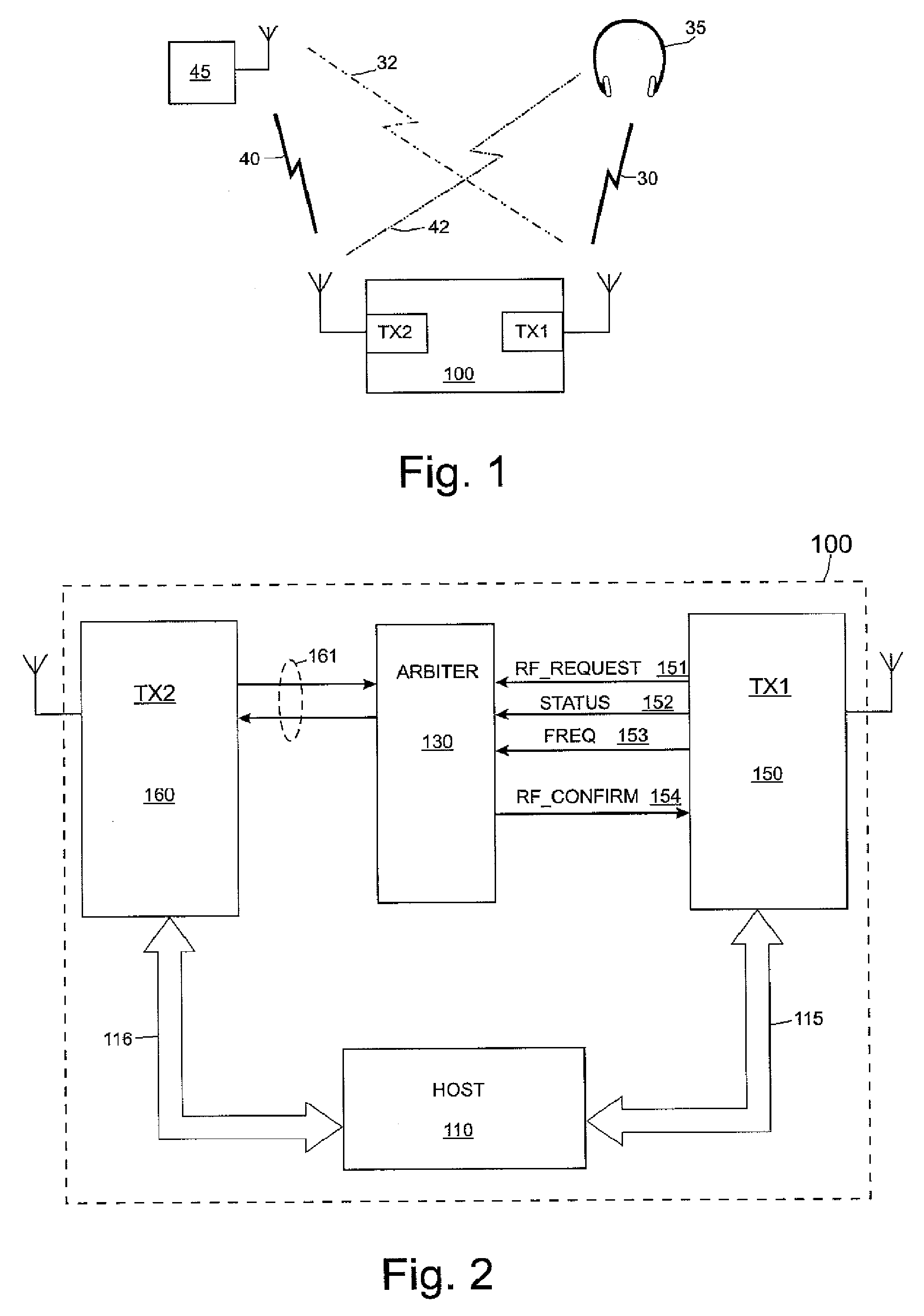 Coexistence of wireless personal area network and wireless local area network
