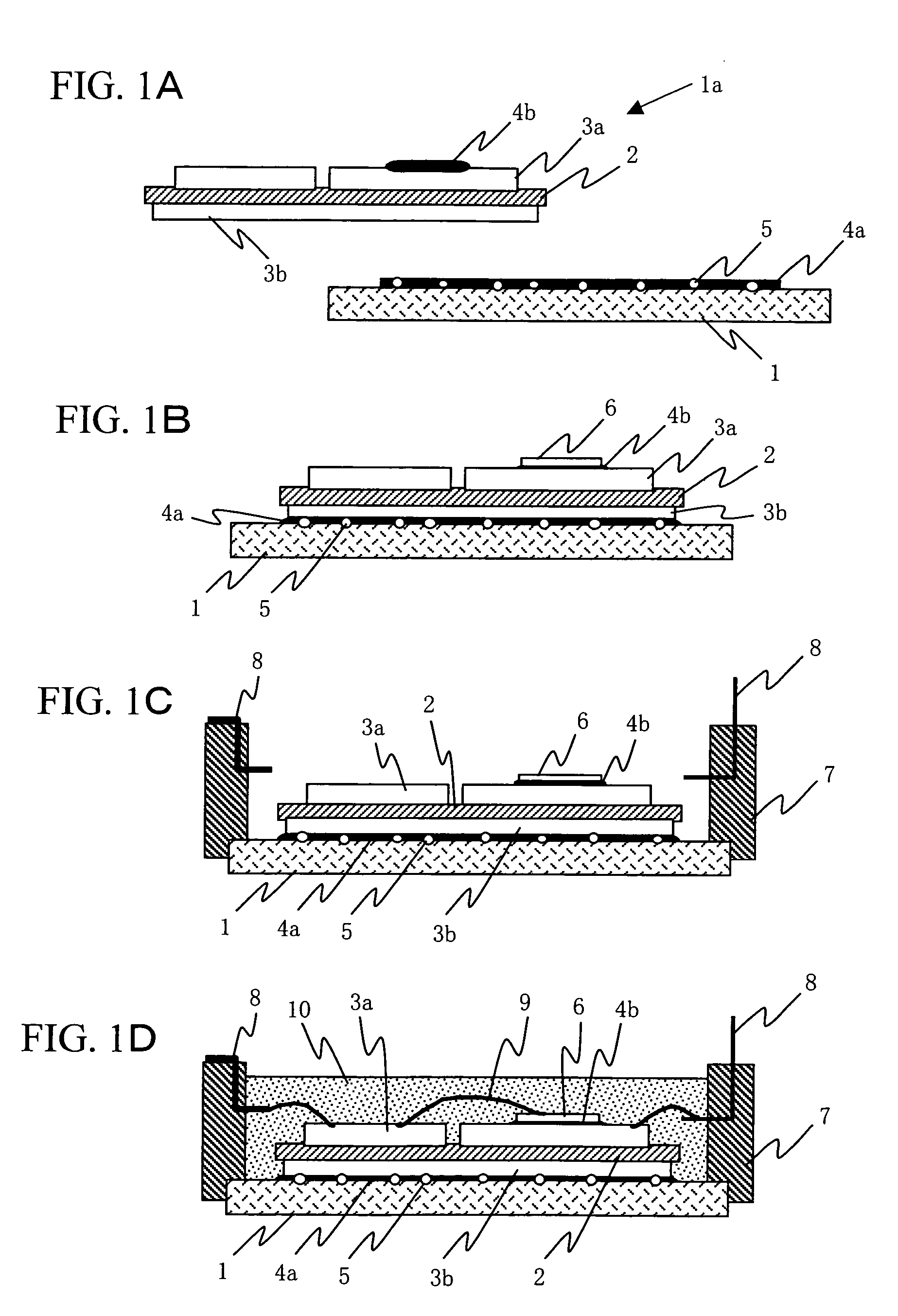 Resin encapsulated semiconductor device and the production method