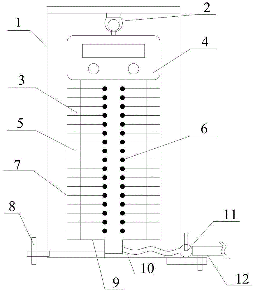 A resistive deflection measuring device