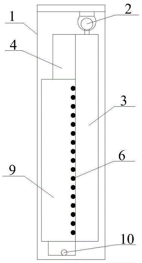 A resistive deflection measuring device