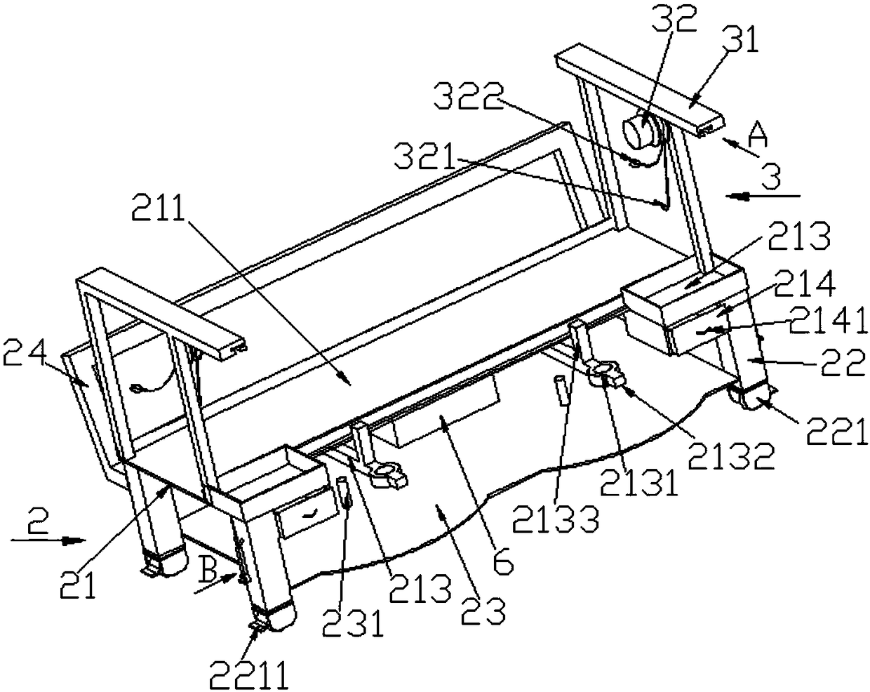 Corrugated plate carrying and mounting cart with electric wrenches
