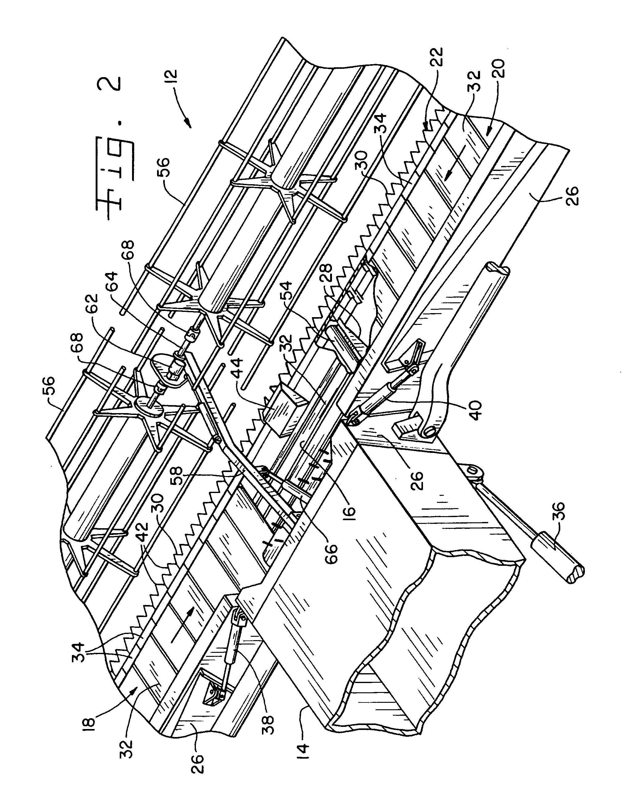 Flexible cutting platform to follow ground contour in an agricultural harvesting machine