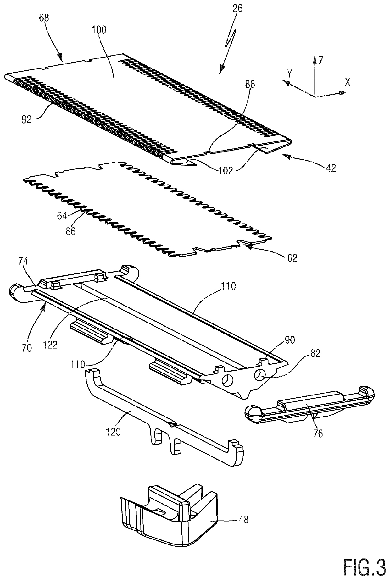 Blade set and manufacturing method