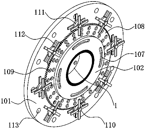 Brake disc assembly based on air cooling system