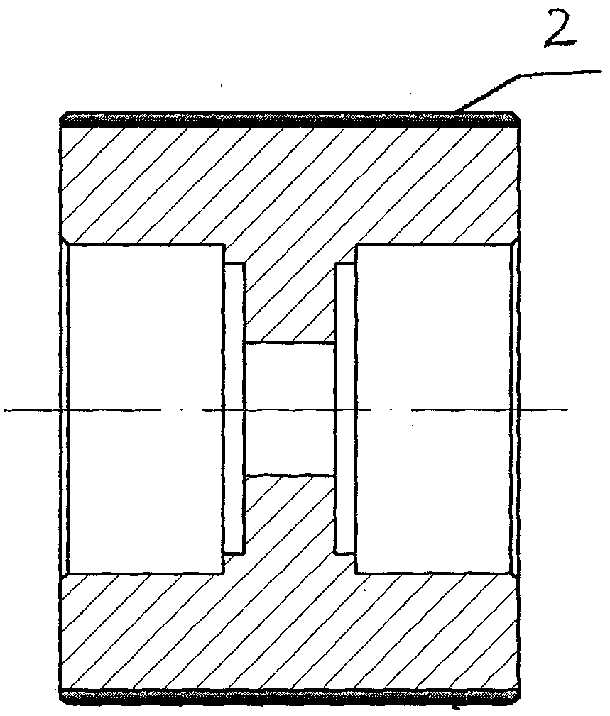 Method for preparing heat-resistant and abrasion-resistant composite guide carrier roller