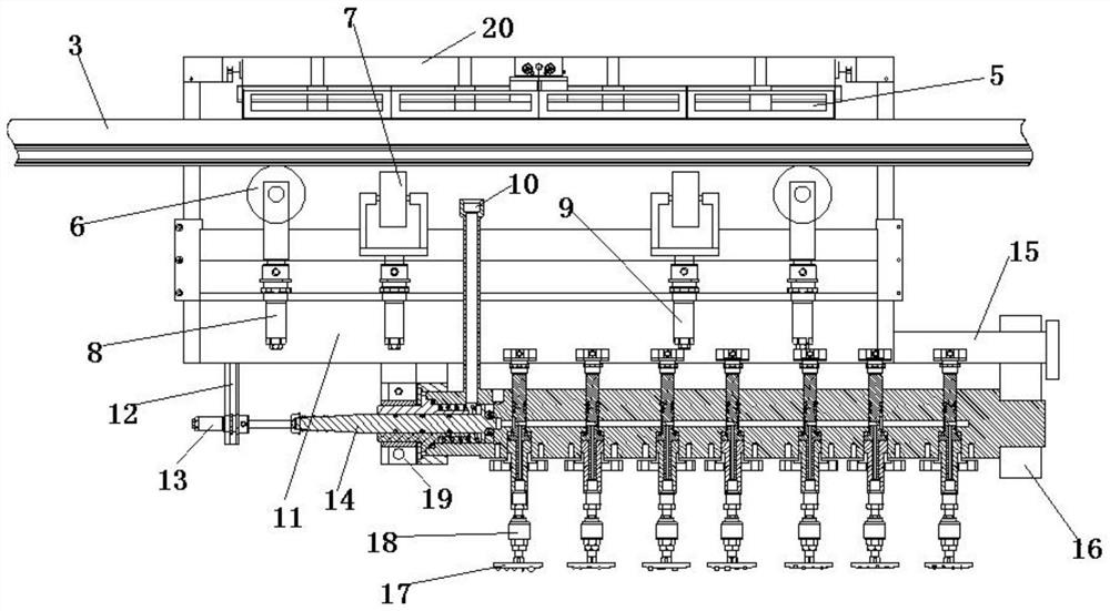 An agricultural intelligent irrigation device