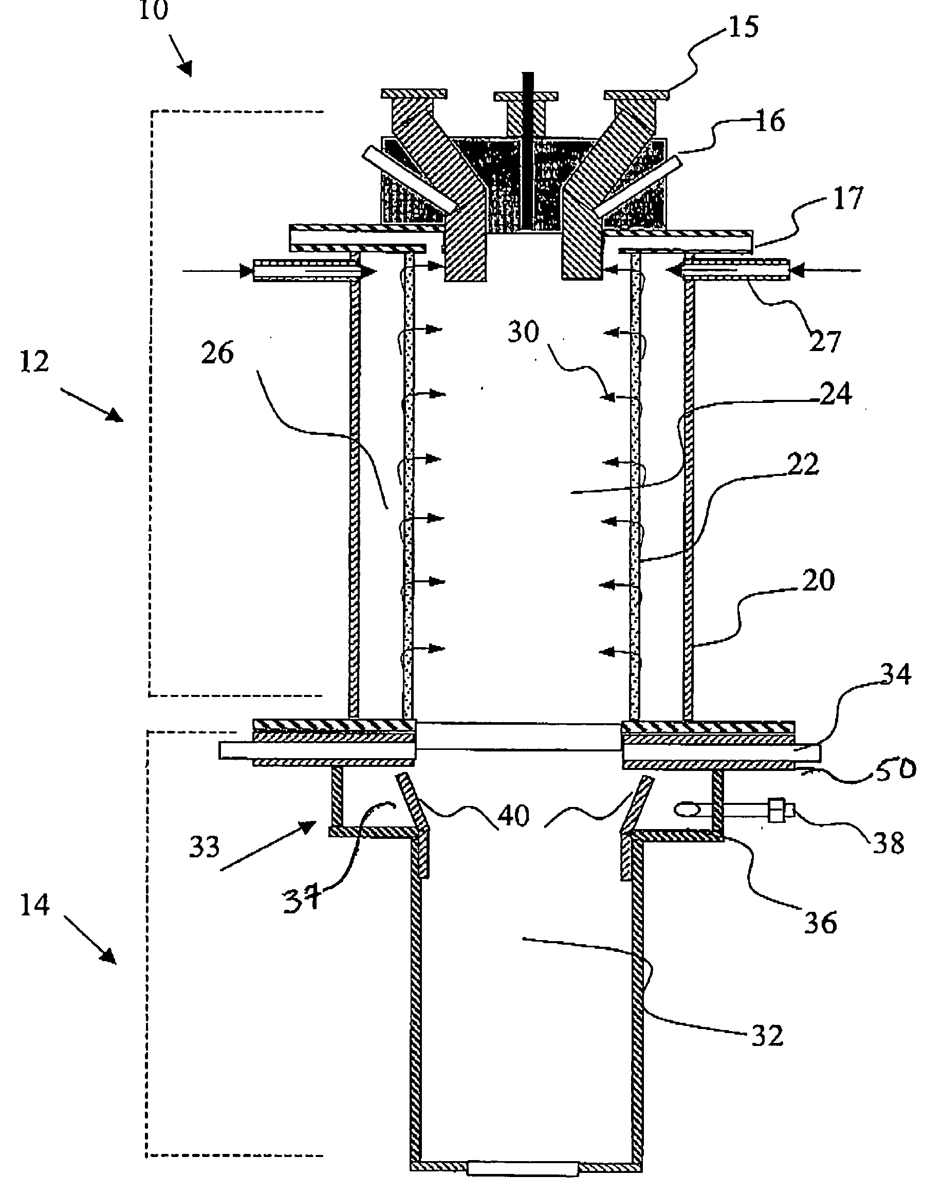 Apparatus and method for controlled combustion of gaseous pollutants