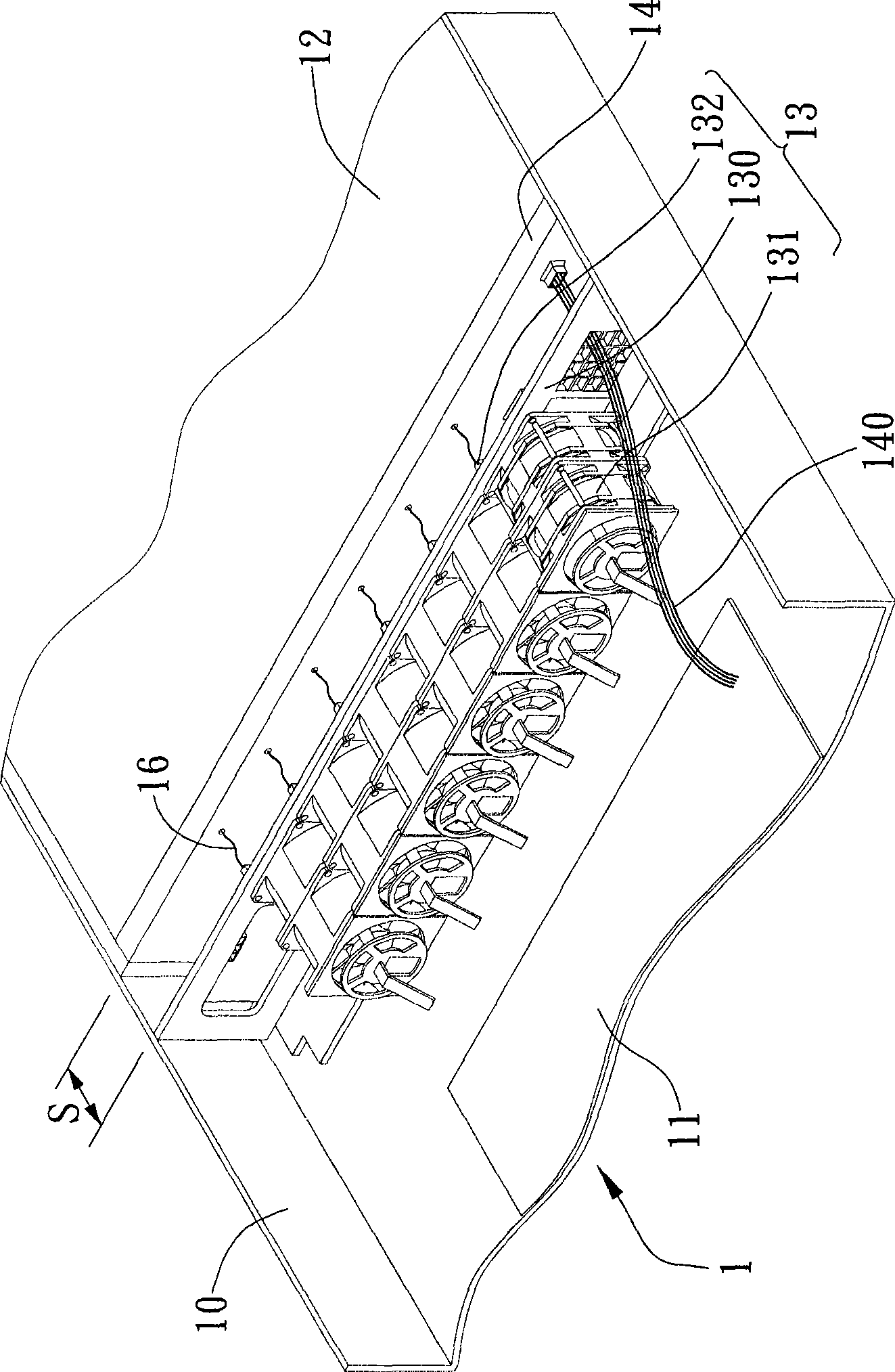 Electric connection structure and method for heat radiating device and switching circuit board