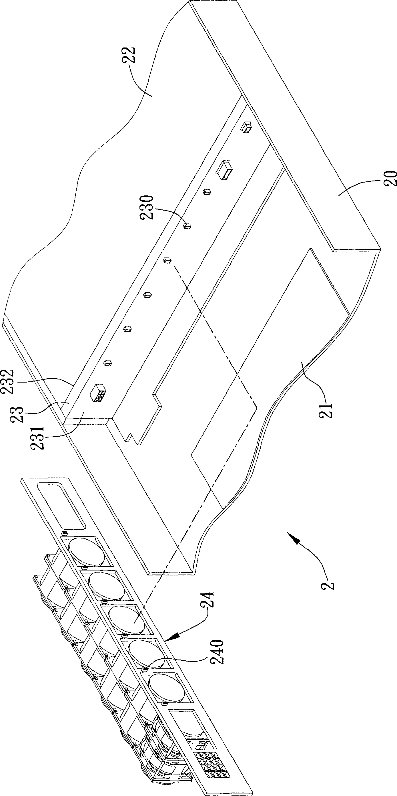 Electric connection structure and method for heat radiating device and switching circuit board