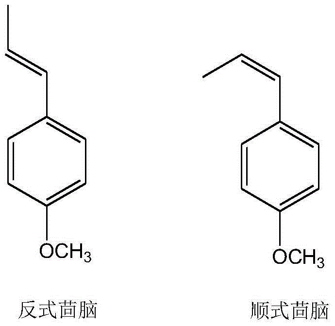 Preparation method of intermediate for synthesizing anise camphor