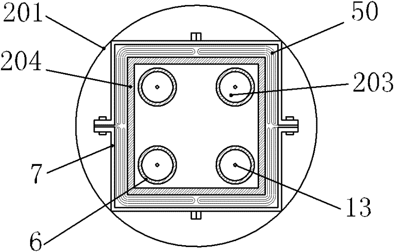 Grouting device combining exhausting and grout backflow preventing functions and construction method of geotechnical engineering structural elements using the same