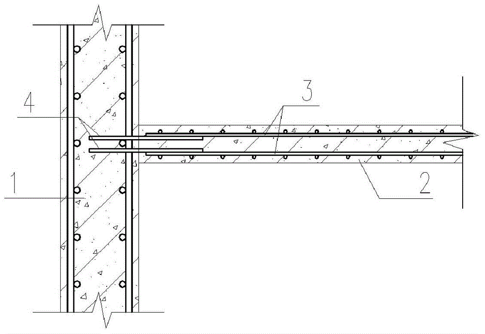 A device and method for connecting shear walls and concrete floors in building structures