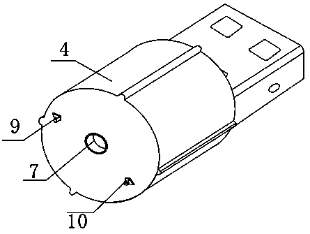 Wireless receiver with combined storage function for computer and operation method thereof