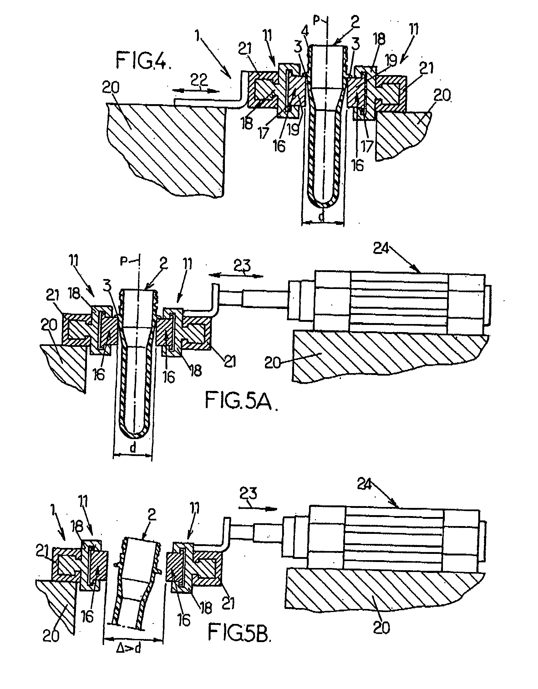 Conveyor Device for Containers Such as Preforms