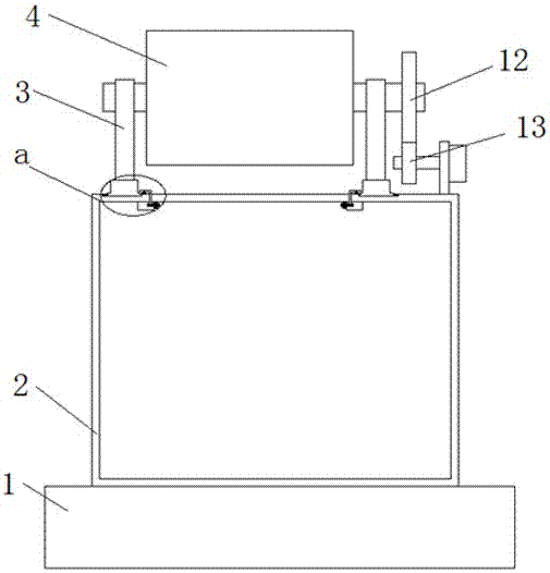 Self-drying compound machine winding device