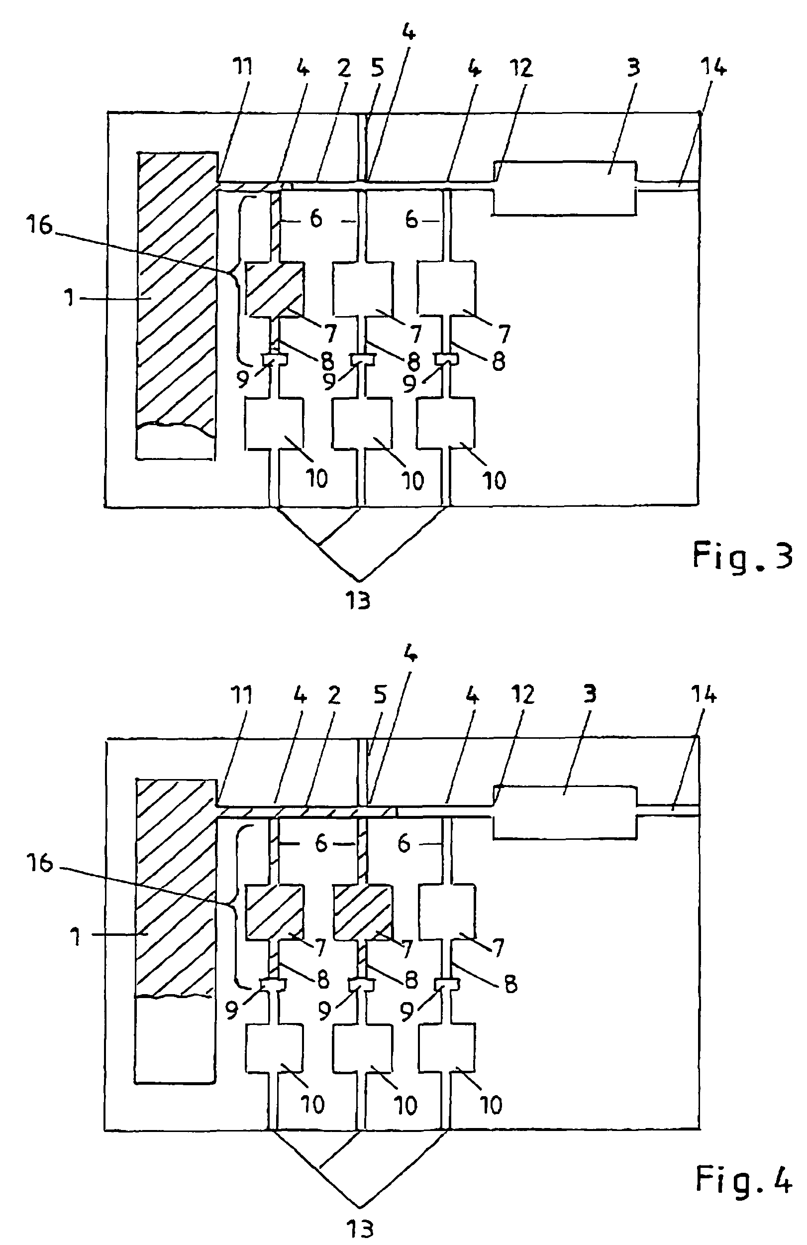 Microfluidic arrangement for metering of liquids