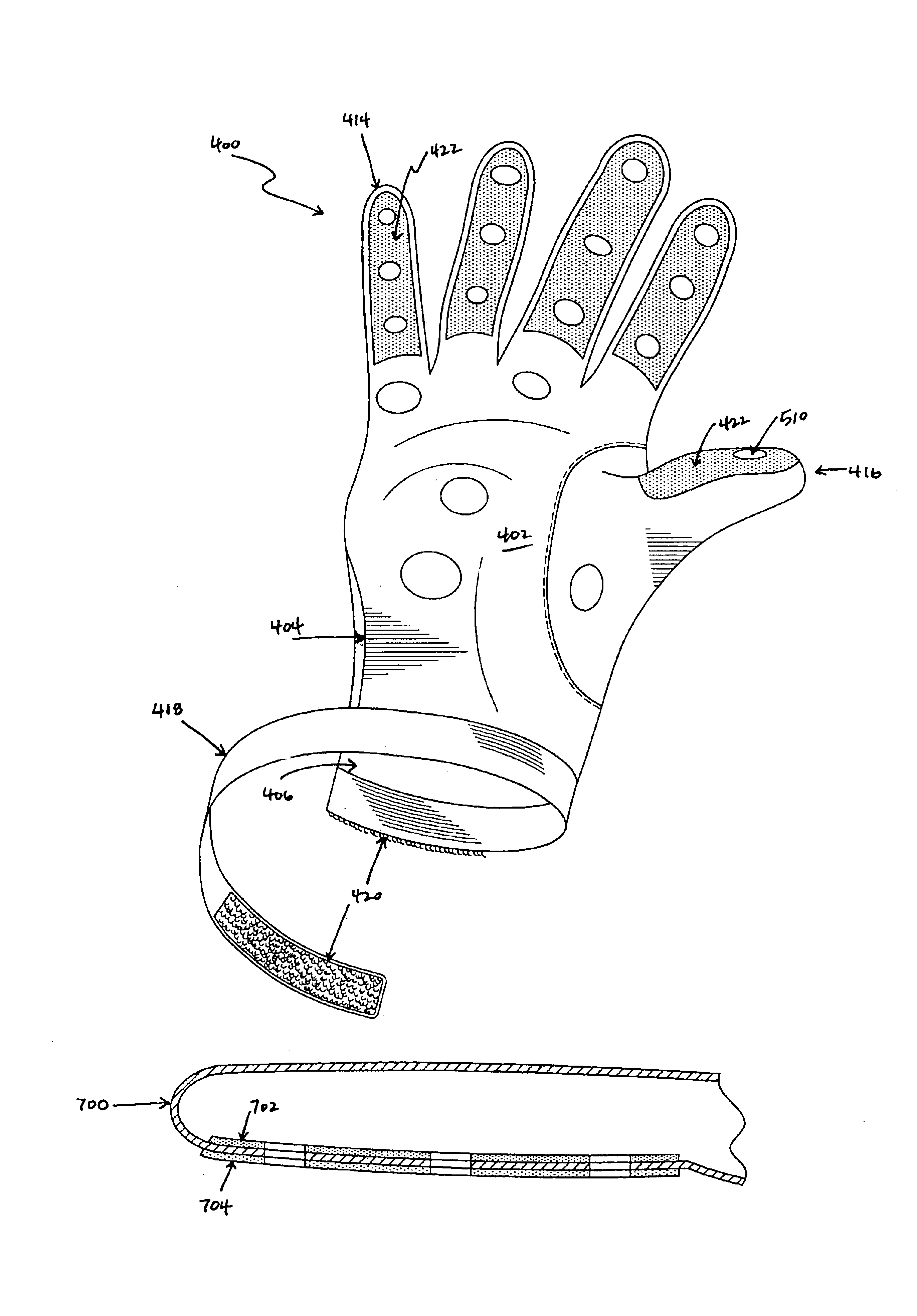 Non-slip glove