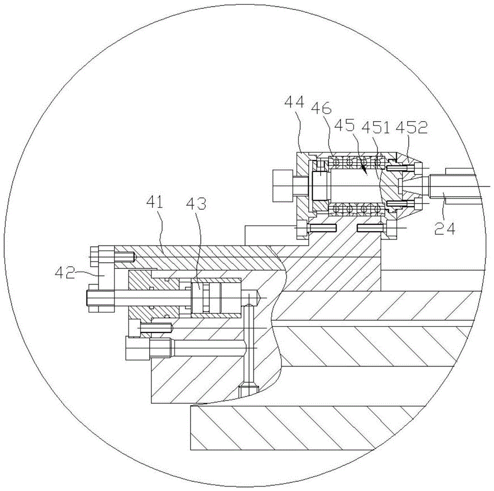 Hobbing tool rest for small-modulus numerically-controlled gear hobbing machine