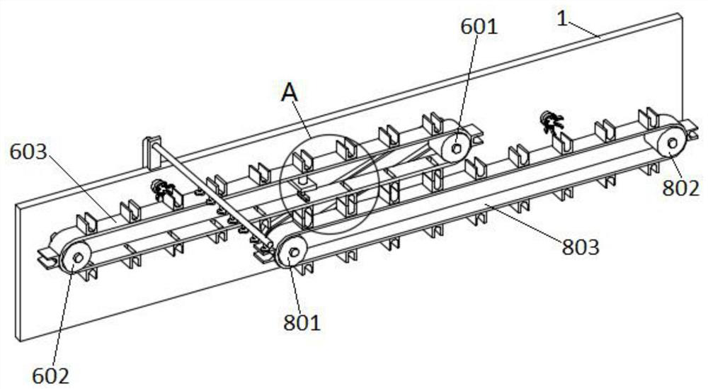 Automatic paint spraying equipment for badminton racket processing